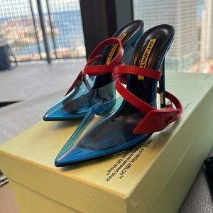 OFF WHITE heels Size 6